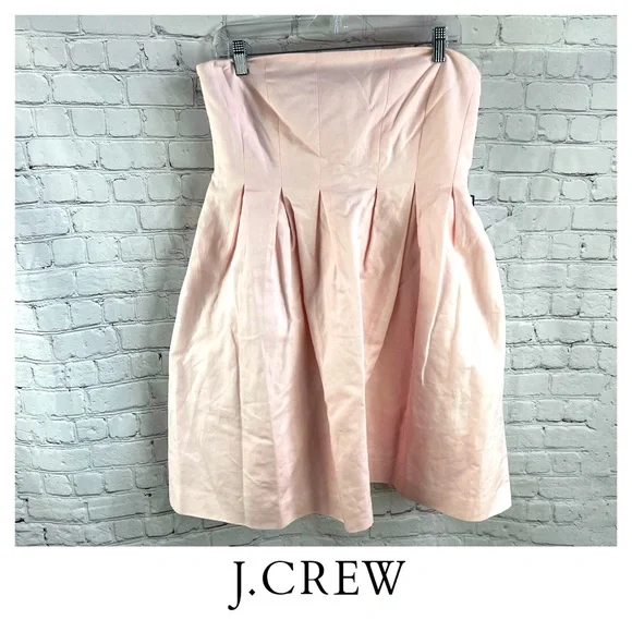j crew pink striped dress J.Crew Re-Imagined Pink Striped Long Sleeve Button-Down Shirt Dress Girls  Size 6